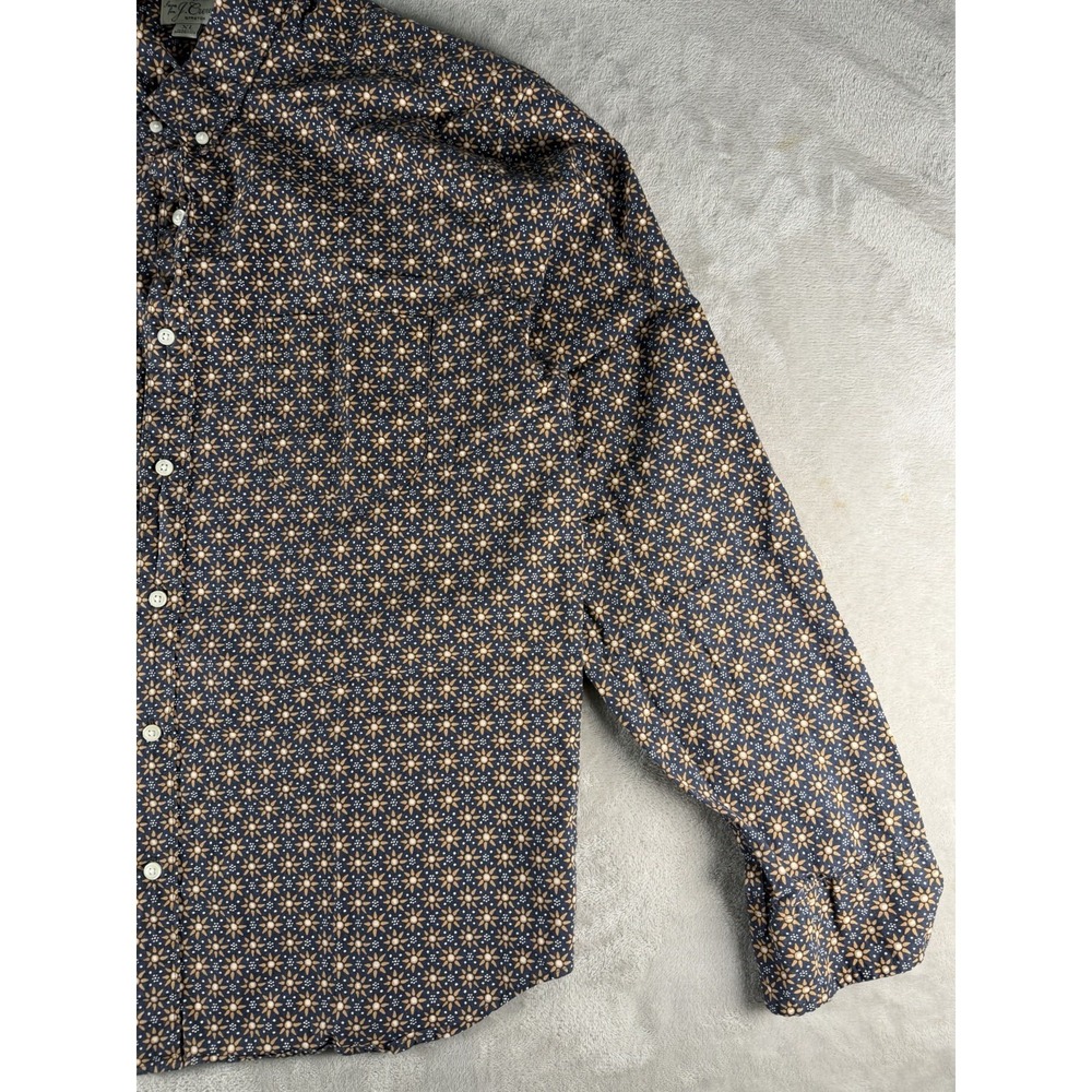 J.CREW Men's Flex Wash Dress‎ Shirt Slim Long Sleeve Size XL - Picture 6 of 15